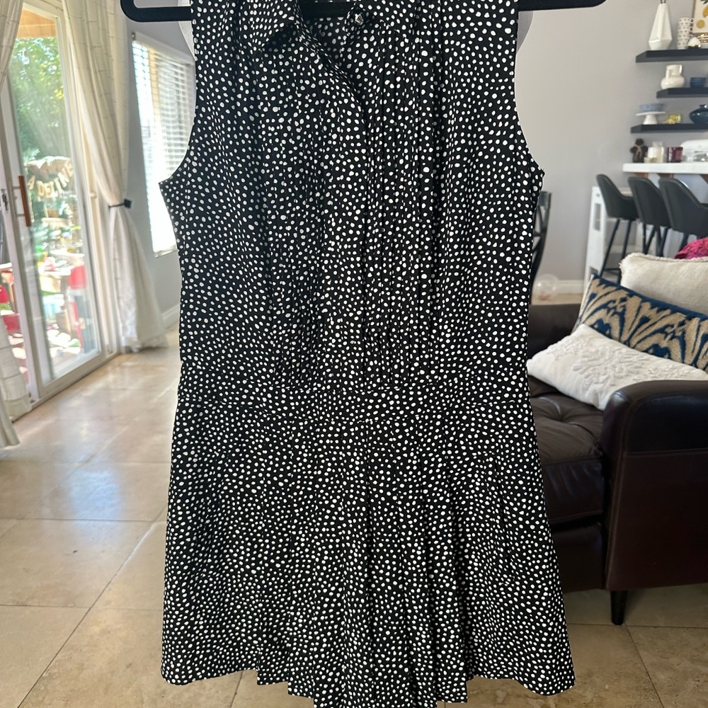 Black and White Polka Dot Dress
